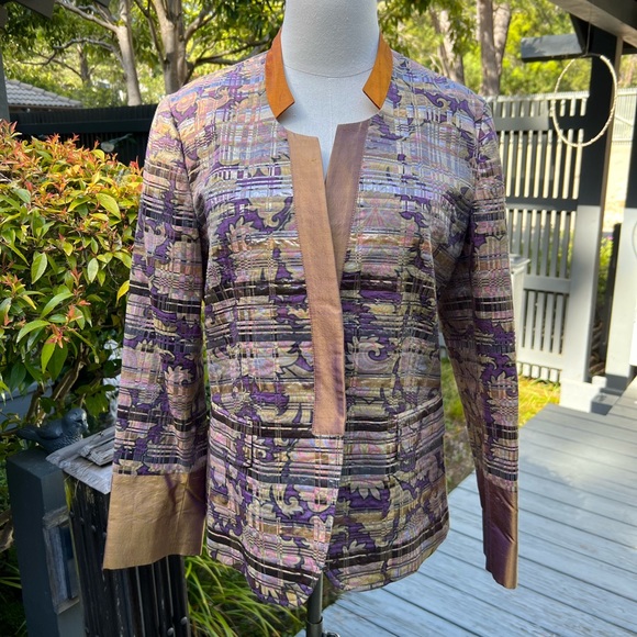 Etro Milano Shimmering Silk Jacket - Picture 1 of 11